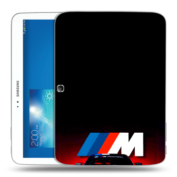 Силиконовый чехол на Samsung Galaxy Tab 3 10.1 с принтом БМВ BMW Силиконовый чехол на Samsung Galaxy Tab 3 10.1 с принтом БМВ BMW