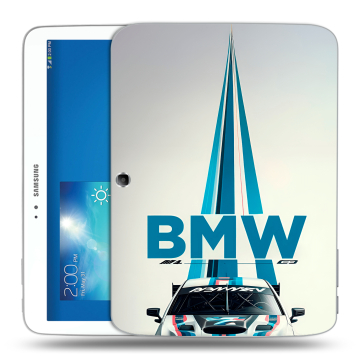 Силиконовый чехол на Samsung Galaxy Tab 3 10.1 с принтом БМВ BMW