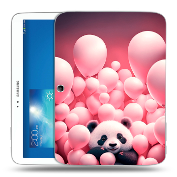 Силиконовый чехол на Samsung Galaxy Tab 3 10.1 с принтом Панда