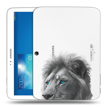 Силиконовый чехол на Samsung Galaxy Tab 3 10.1 с принтом Львы