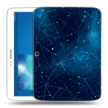 Силиконовый чехол на Samsung Galaxy Tab 3 10.1 с принтом Космос звезды