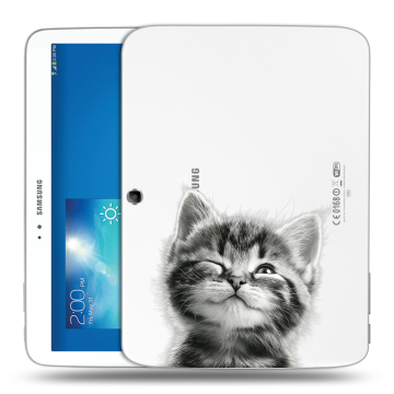 Силиконовый чехол на Samsung Galaxy Tab 3 10.1 с принтом Котенок