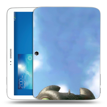 Силиконовый чехол на Samsung Galaxy Tab 3 10.1 с принтом Как приручить дракона