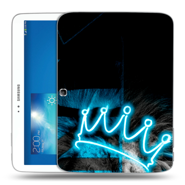 Силиконовый чехол на Samsung Galaxy Tab 3 10.1 с принтом Король лев Силиконовый чехол на Samsung Galaxy Tab 3 10.1 с принтом Король лев