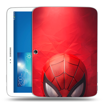 Силиконовый чехол на Samsung Galaxy Tab 3 10.1 с принтом Spiderman Человек паук Силиконовый чехол на Samsung Galaxy Tab 3 10.1 с принтом Spiderman Человек паук
