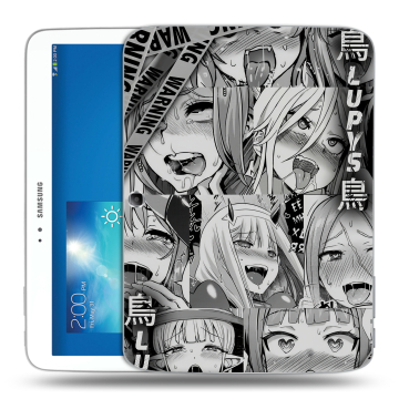 Силиконовый чехол на Samsung Galaxy Tab 3 10.1 с принтом Ahegao Ахегао Аниме Силиконовый чехол на Samsung Galaxy Tab 3 10.1 с принтом Ahegao Ахегао Аниме