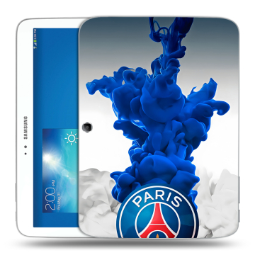 Силиконовый чехол на Samsung Galaxy Tab 3 10.1 с принтом PSG ПСЖ Силиконовый чехол на Samsung Galaxy Tab 3 10.1 с принтом PSG ПСЖ