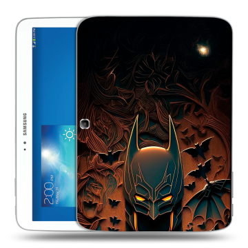 Силиконовый чехол на Samsung Galaxy Tab 3 10.1 с принтом Batman Бэтмен Силиконовый чехол на Samsung Galaxy Tab 3 10.1 с принтом Batman Бэтмен