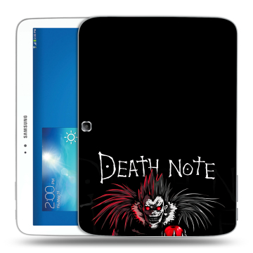 Силиконовый чехол на Samsung Galaxy Tab 3 10.1 с принтом Death note Тетрадь смерти