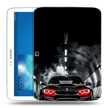 Силиконовый чехол на Samsung Galaxy Tab 3 10.1 с принтом BMW БМВ Силиконовый чехол на Samsung Galaxy Tab 3 10.1 с принтом BMW БМВ