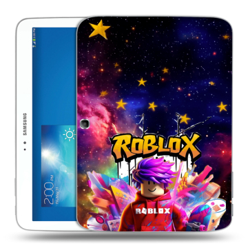 Силиконовый чехол на Samsung Galaxy Tab 3 10.1 с принтом Roblox Роблокс Силиконовый чехол на Samsung Galaxy Tab 3 10.1 с принтом Roblox Роблокс