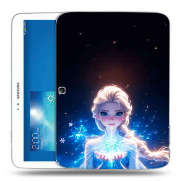 Силиконовый чехол на Samsung Galaxy Tab 3 10.1 с принтом Холодное сердце Frozen Силиконовый чехол на Samsung Galaxy Tab 3 10.1 с принтом Холодное сердце Frozen