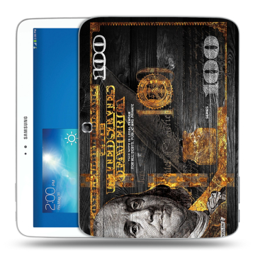 Силиконовый чехол на Samsung Galaxy Tab 3 10.1 с принтом Доллар деньги