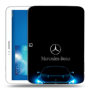 Силиконовый чехол на Samsung Galaxy Tab 3 10.1 с принтом Mercedes Мерседес Силиконовый чехол на Samsung Galaxy Tab 3 10.1 с принтом Mercedes Мерседес