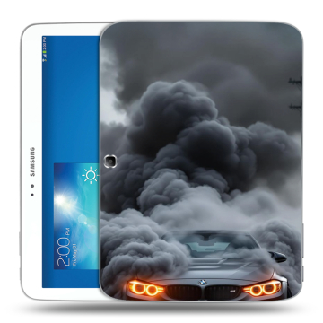 Силиконовый чехол на Samsung Galaxy Tab 3 10.1 с принтом BMW БМВ Силиконовый чехол на Samsung Galaxy Tab 3 10.1 с принтом BMW БМВ