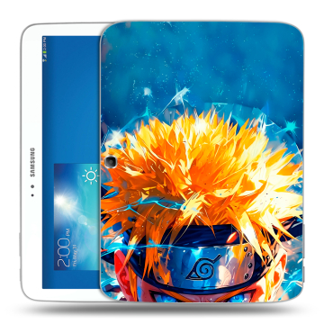 Силиконовый чехол на Samsung Galaxy Tab 3 10.1 с принтом Аниме Наруто Naruto