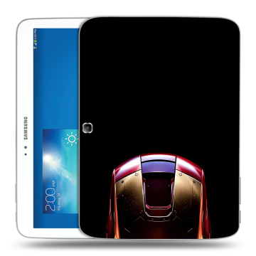 Силиконовый чехол на Samsung Galaxy Tab 3 10.1 с принтом IronMan Железный человек