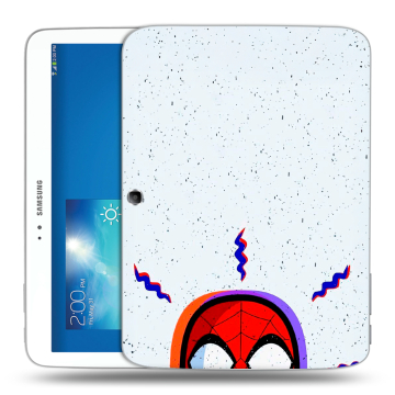 Силиконовый чехол на Samsung Galaxy Tab 3 10.1 с принтом Spiderman Человек паук Силиконовый чехол на Samsung Galaxy Tab 3 10.1 с принтом Spiderman Человек паук