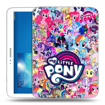 Силиконовый чехол на Samsung Galaxy Tab 3 10.1 с принтом My little pony Дружба чудо