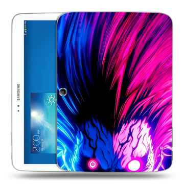 Силиконовый чехол на Samsung Galaxy Tab 3 10.1 с принтом Death note Тетрадь смерти Силиконовый чехол на Samsung Galaxy Tab 3 10.1 с принтом Death note Тетрадь смерти