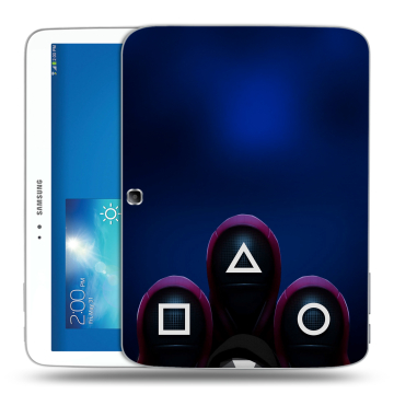 Силиконовый чехол на Samsung Galaxy Tab 3 10.1 с принтом Игра Кальмара Силиконовый чехол на Samsung Galaxy Tab 3 10.1 с принтом Игра Кальмара