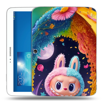 Силиконовый чехол на Samsung Galaxy Tab 3 10.1 с принтом Labubu Лабубу
