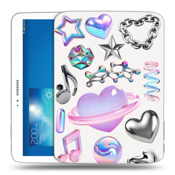 Силиконовый чехол на Samsung Galaxy Tab 3 10.1 с принтом Y2K