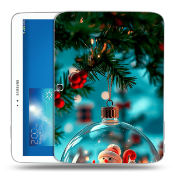 Силиконовый чехол на Samsung Galaxy Tab 3 10.1 с принтом Новый год Силиконовый чехол на Samsung Galaxy Tab 3 10.1 с принтом Новый год