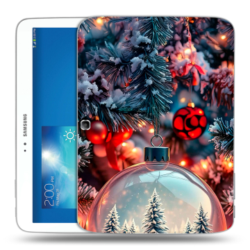 Силиконовый чехол на Samsung Galaxy Tab 3 10.1 с принтом Новый год Силиконовый чехол на Samsung Galaxy Tab 3 10.1 с принтом Новый год