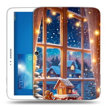 Силиконовый чехол на Samsung Galaxy Tab 3 10.1 с принтом Новый год Силиконовый чехол на Samsung Galaxy Tab 3 10.1 с принтом Новый год