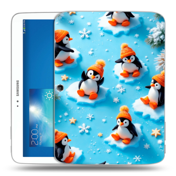 Силиконовый чехол на Samsung Galaxy Tab 3 10.1 с принтом Новый год Силиконовый чехол на Samsung Galaxy Tab 3 10.1 с принтом Новый год