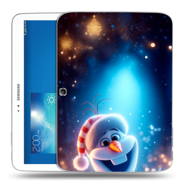 Силиконовый чехол на Samsung Galaxy Tab 3 10.1 с принтом Новый год Силиконовый чехол на Samsung Galaxy Tab 3 10.1 с принтом Новый год