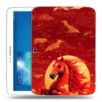 Силиконовый чехол на Samsung Galaxy Tab 3 10.1 с принтом Новый год Силиконовый чехол на Samsung Galaxy Tab 3 10.1 с принтом Новый год