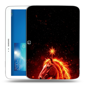 Силиконовый чехол на Samsung Galaxy Tab 3 10.1 с принтом Новый год Силиконовый чехол на Samsung Galaxy Tab 3 10.1 с принтом Новый год
