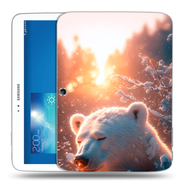 Силиконовый чехол на Samsung Galaxy Tab 3 10.1 с принтом Новый год