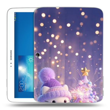 Силиконовый чехол на Samsung Galaxy Tab 3 10.1 с принтом Новый год