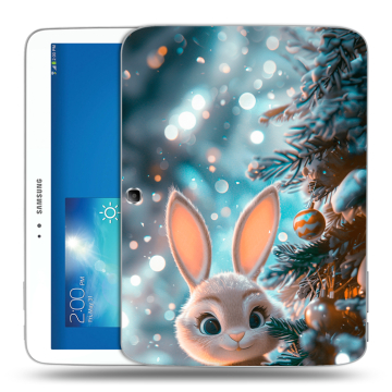 Силиконовый чехол на Samsung Galaxy Tab 3 10.1 с принтом Новый год