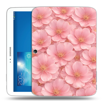 Силиконовый чехол на Samsung Galaxy Tab 3 10.1 с принтом женский