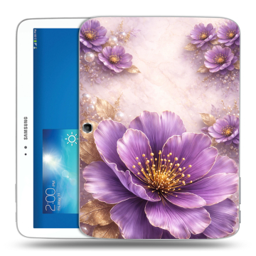 Силиконовый чехол на Samsung Galaxy Tab 3 10.1 с принтом женский