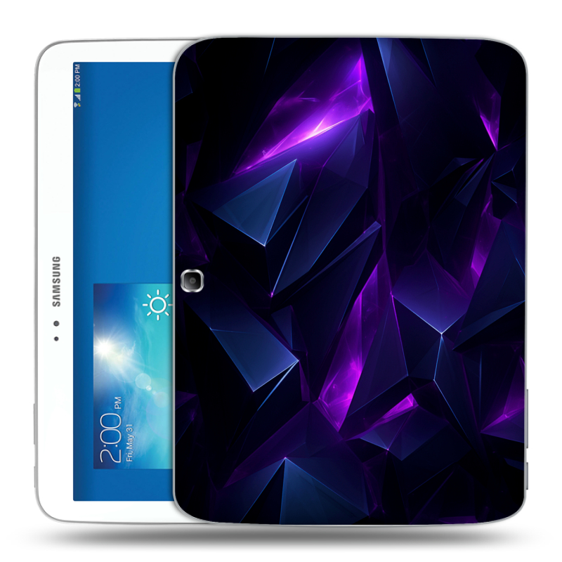 Силиконовый чехол на Samsung Galaxy Tab 3 10.1 с принтом Абстракиция Силиконовый чехол на Samsung Galaxy Tab 3 10.1 с принтом Абстракиция