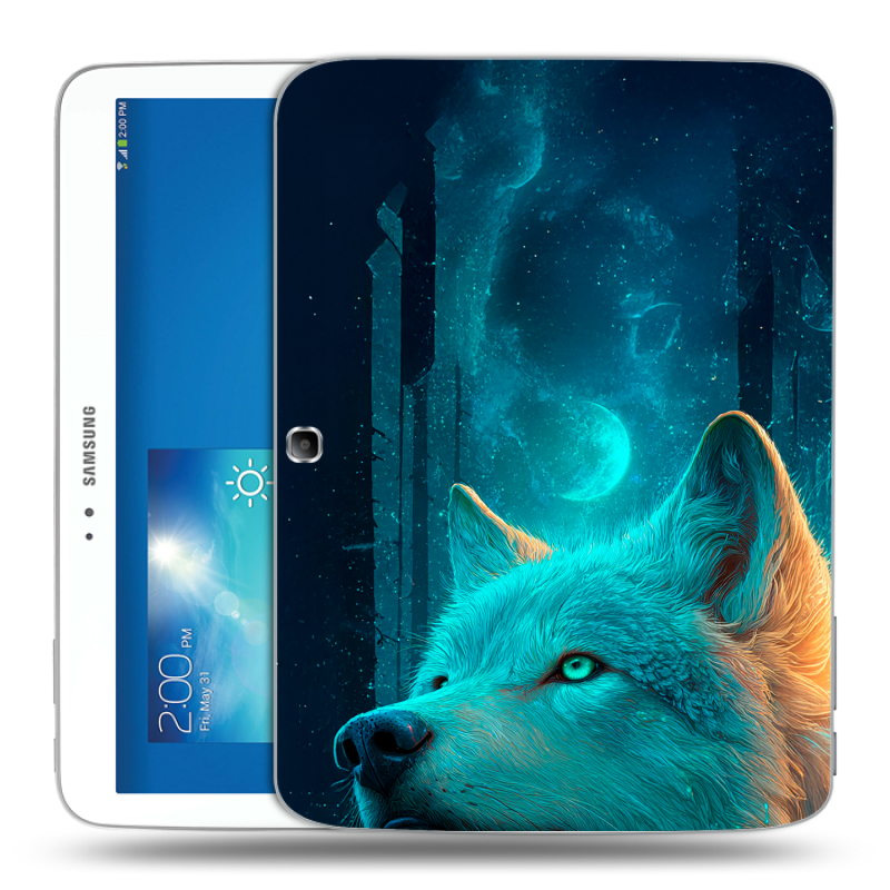 Силиконовый чехол на Samsung Galaxy Tab 3 10.1 с принтом бабочки саккура Силиконовый чехол на Samsung Galaxy Tab 3 10.1 с принтом бабочки саккура