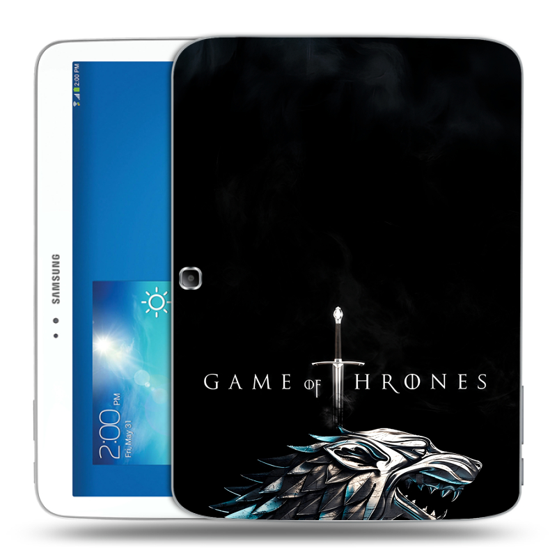 Силиконовый чехол на Samsung Galaxy Tab 3 10.1 с принтом Игра Престолов Game Thrones Силиконовый чехол на Samsung Galaxy Tab 3 10.1 с принтом Игра Престолов Game Thrones