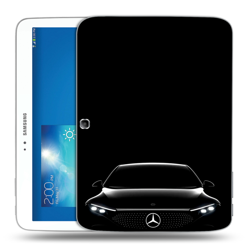 Силиконовый чехол на Samsung Galaxy Tab 3 10.1 с принтом Mercedes Мерседес Силиконовый чехол на Samsung Galaxy Tab 3 10.1 с принтом Mercedes Мерседес