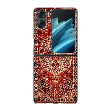 Пластиковый чехол на OPPO Find N2 Flip с принтом Ковер