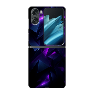 Пластиковый чехол на OPPO Find N2 Flip с принтом Абстракиция