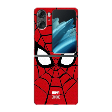 Пластиковый чехол на OPPO Find N2 Flip с принтом человек паук spiderman Пластиковый чехол на OPPO Find N2 Flip с принтом человек паук spiderman