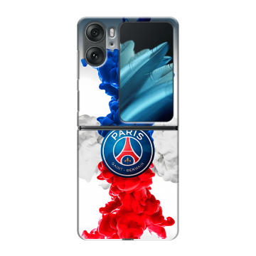 Пластиковый чехол на OPPO Find N2 Flip с принтом PSG ПСЖ