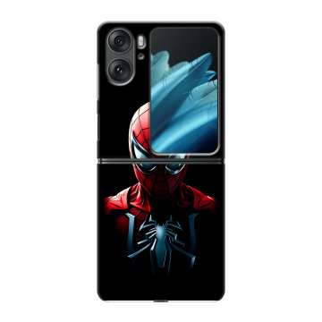 Пластиковый чехол на OPPO Find N2 Flip с принтом Spiderman Человек паук