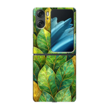 Пластиковый чехол на OPPO Find N2 Flip с принтом женский