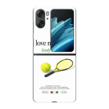 Пластиковый чехол на OPPO Find N2 Flip с принтом для девочек